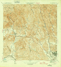 Penuelas Puerto Rico Historical topographic map, 1:30000 scale, 7.5 X 7.5 Minute, Year 1946