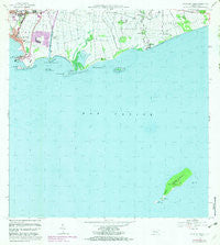 Playa De Ponce Puerto Rico Historical topographic map, 1:20000 scale, 7.5 X 7.5 Minute, Year 1970