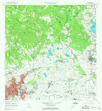 Ponce Puerto Rico Historical topographic map, 1:20000 scale, 7.5 X 7.5 Minute, Year 1964