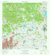 Ponce Puerto Rico Historical topographic map, 1:20000 scale, 7.5 X 7.5 Minute, Year 1970
