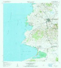 Puerto Real Puerto Rico Historical topographic map, 1:20000 scale, 7.5 X 7.5 Minute, Year 1966