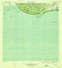 Punta Cuchara Puerto Rico Historical topographic map, 1:30000 scale, 7.5 X 7.5 Minute, Year 1946