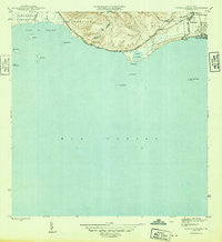 Punta Cuchara Puerto Rico Historical topographic map, 1:30000 scale, 7.5 X 7.5 Minute, Year 1946