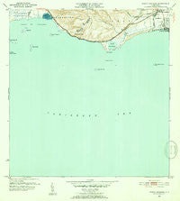 Punta Cuchara Puerto Rico Historical topographic map, 1:30000 scale, 7.5 X 7.5 Minute, Year 1952