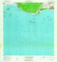 Punta Cucharas Puerto Rico Historical topographic map, 1:20000 scale, 7.5 X 7.5 Minute, Year 1962