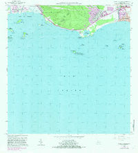 Punta Cucharas Puerto Rico Historical topographic map, 1:20000 scale, 7.5 X 7.5 Minute, Year 1962