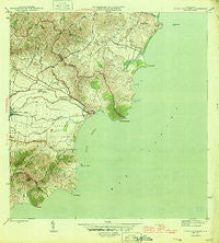 Punta Guayanes Puerto Rico Historical topographic map, 1:30000 scale, 7.5 X 7.5 Minute, Year 1946