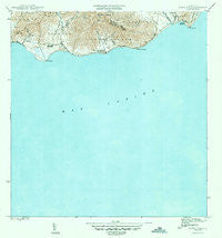 Punta Tuna Puerto Rico Historical topographic map, 1:30000 scale, 7.5 X 7.5 Minute, Year 1945
