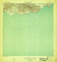 Punta Tuna Puerto Rico Historical topographic map, 1:30000 scale, 7.5 X 7.5 Minute, Year 1945