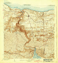 Quebradillas Puerto Rico Historical topographic map, 1:30000 scale, 7.5 X 7.5 Minute, Year 1942