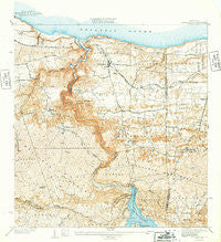 Quebradillas Puerto Rico Historical topographic map, 1:30000 scale, 7.5 X 7.5 Minute, Year 1942
