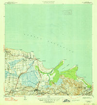Rio Grande Puerto Rico Historical topographic map, 1:30000 scale, 7.5 X 7.5 Minute, Year 1947