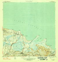 Rio Grande Puerto Rico Historical topographic map, 1:30000 scale, 7.5 X 7.5 Minute, Year 1947