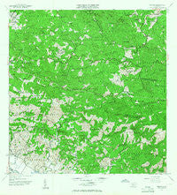 Rosario Puerto Rico Historical topographic map, 1:20000 scale, 7.5 X 7.5 Minute, Year 1955
