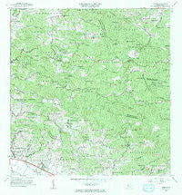 Rosario Puerto Rico Historical topographic map, 1:20000 scale, 7.5 X 7.5 Minute, Year 1964