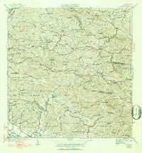 Rosario Puerto Rico Historical topographic map, 1:30000 scale, 7.5 X 7.5 Minute, Year 1941