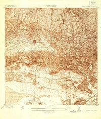 Sabana Grande Puerto Rico Historical topographic map, 1:25000 scale, 7.5 X 7.5 Minute, Year 1937