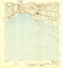 Salinas Puerto Rico Historical topographic map, 1:30000 scale, 7.5 X 7.5 Minute, Year 1945