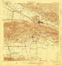 San German Puerto Rico Historical topographic map, 1:30000 scale, 7.5 X 7.5 Minute, Year 1941