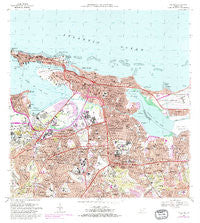 San Juan Puerto Rico Historical topographic map, 1:20000 scale, 7.5 X 7.5 Minute, Year 1969