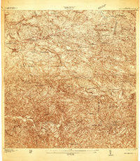 San Sebastian Puerto Rico Historical topographic map, 1:20000 scale, 7.5 X 7.5 Minute, Year 1938