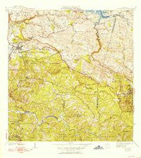 San Sebastian Puerto Rico Historical topographic map, 1:30000 scale, 7.5 X 7.5 Minute, Year 1941