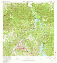 Utuado Puerto Rico Historical topographic map, 1:20000 scale, 7.5 X 7.5 Minute, Year 1972