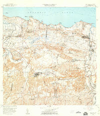 Vega Alta Puerto Rico Historical topographic map, 1:20000 scale, 7.5 X 7.5 Minute, Year 1958