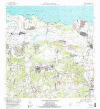 Vega Alta Puerto Rico Historical topographic map, 1:20000 scale, 7.5 X 7.5 Minute, Year 1969