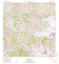 Yabucoa Puerto Rico Historical topographic map, 1:20000 scale, 7.5 X 7.5 Minute, Year 1960