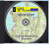 YellowMaps U.S. Topo Maps Volume 26 (Zone 15-2) Iowa & Northern Missouri