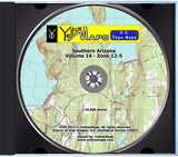 YellowMaps U.S. Topo Maps Volume 14 (Zone 12-5) Southern Arizona