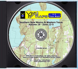 YellowMaps U.S. Topo Maps Volume 19 (Zone 13-5) Southern New Mexico & Western Texas