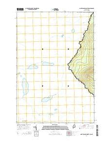 Saint Zacharie North Quebec Current topographic map, 1:24000 scale, 7.5 X 7.5 Minute, Year 2014