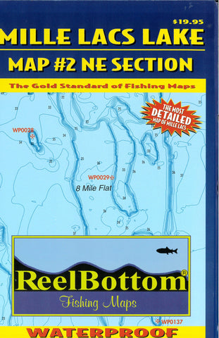 Buy map Mille Lacs NE Map 2 ReelBottom