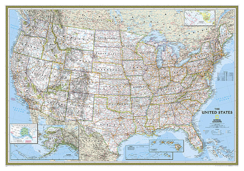 Buy map United States, Classic, Sleeved by National Geographic Maps