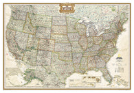 Buy map United States, Executive, Laminated by National Geographic Maps