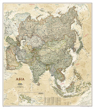 Buy map Asia Executive, Sleeved by National Geographic Maps