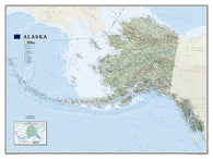 Buy map Alaska, Tubed by National Geographic Maps