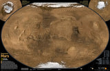 Buy map Mars, The Red Planet, 2-Sided, Tubed by National Geographic Maps