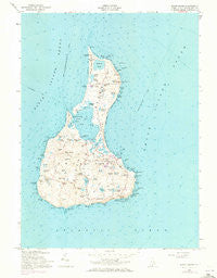 Block Island Rhode Island Historical topographic map, 1:24000 scale, 7.5 X 7.5 Minute, Year 1957