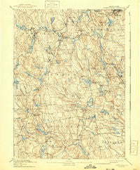Burrillville Rhode Island Historical topographic map, 1:62500 scale, 15 X 15 Minute, Year 1894