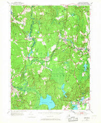 Carolina Rhode Island Historical topographic map, 1:24000 scale, 7.5 X 7.5 Minute, Year 1953