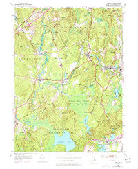 Carolina Rhode Island Historical topographic map, 1:24000 scale, 7.5 X 7.5 Minute, Year 1953