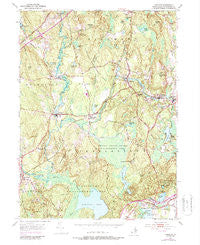 Carolina Rhode Island Historical topographic map, 1:24000 scale, 7.5 X 7.5 Minute, Year 1953