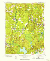 Carolina Rhode Island Historical topographic map, 1:31680 scale, 7.5 X 7.5 Minute, Year 1953