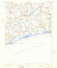 Charlestown Rhode Island Historical topographic map, 1:62500 scale, 15 X 15 Minute, Year 1889