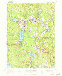 Chepachet Rhode Island Historical topographic map, 1:24000 scale, 7.5 X 7.5 Minute, Year 1955