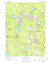 Chepachet Rhode Island Historical topographic map, 1:24000 scale, 7.5 X 7.5 Minute, Year 1955