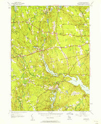 Clayville Rhode Island Historical topographic map, 1:24000 scale, 7.5 X 7.5 Minute, Year 1955